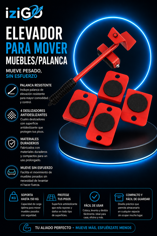 Elevador Para Mover Muebles/Palanca
