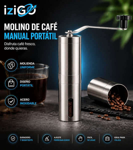 Molino De Cafe Manual Portatil