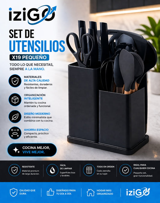 SET DE UTENSILIOS X 19 PEQUEÑO